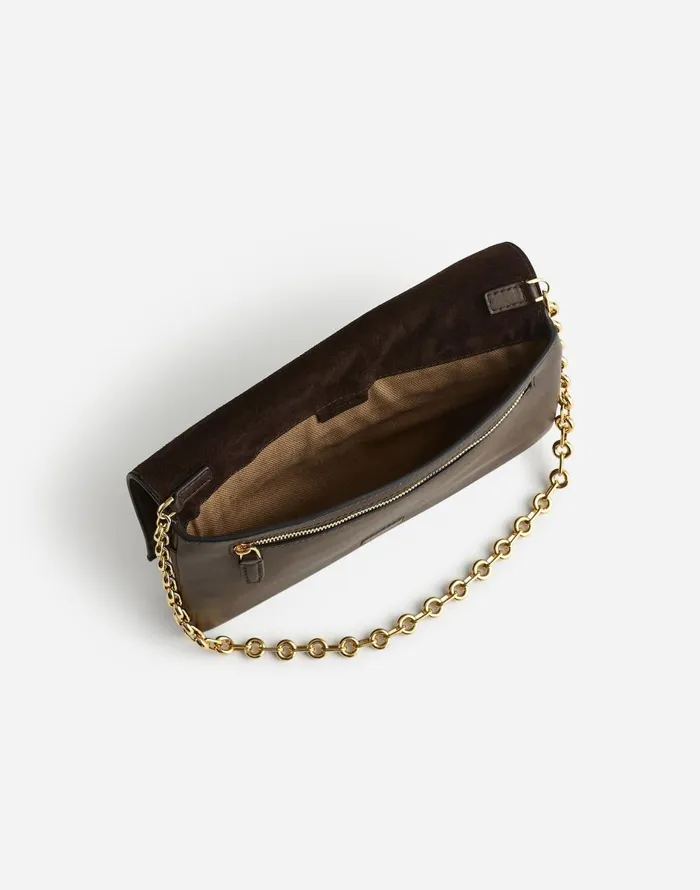 Madewell ChainStrap Shoulder Bag Dark Carob Women Bags