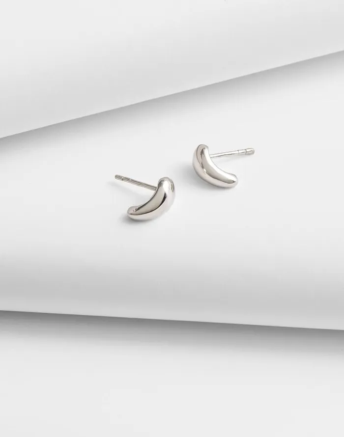 Madewell DemiFine Chunky Bubble Mini Stud Earring Sterling Silver Women Jewelry Madewell DemiFine Chunky Bubble Mini Stud Earring Sterling Silver Women Jewelry