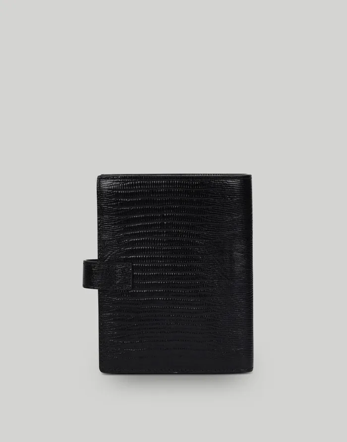 Madewell Hyer Goods Luxe Traveler039s Wallet Jet Black Women Pouches and Wallets