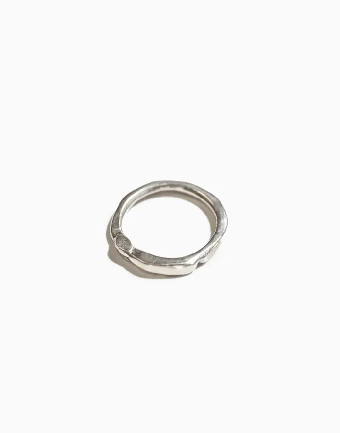 Madewell Iris 1956 Jewelry Stream Ring Silver Women Jewelry