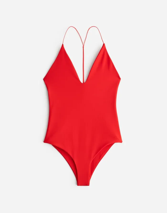 Madewell Jade Swim Micro All In One Piece Swimsuit Persimmon Women Swim