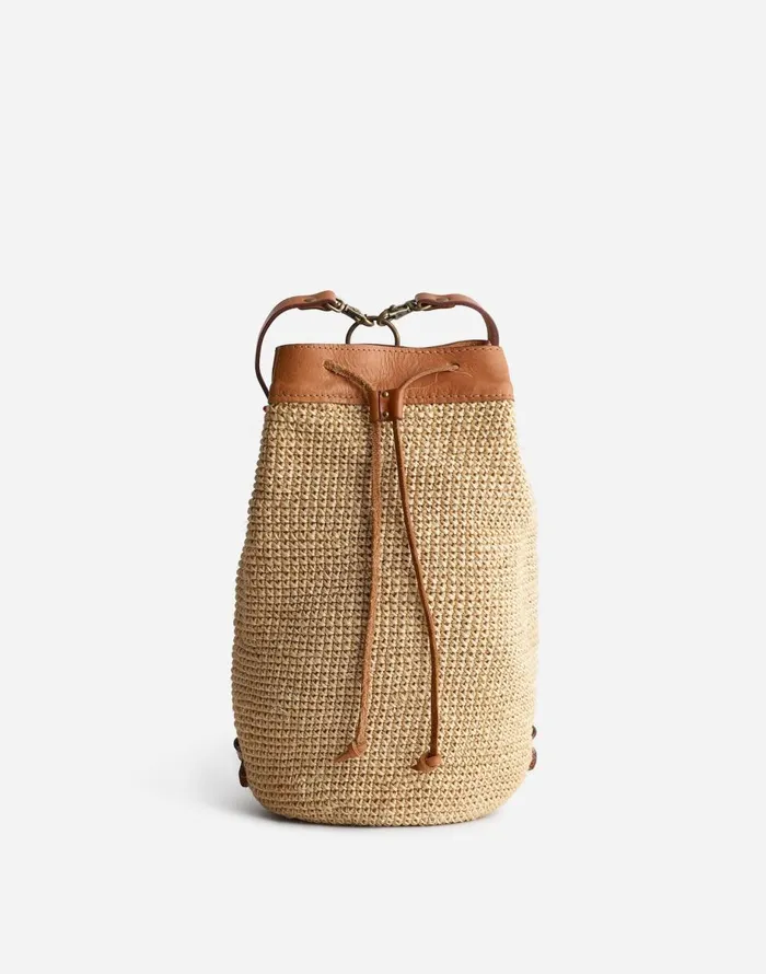 Madewell MINGA Crocheted Transito Backpack Natural Women Bags