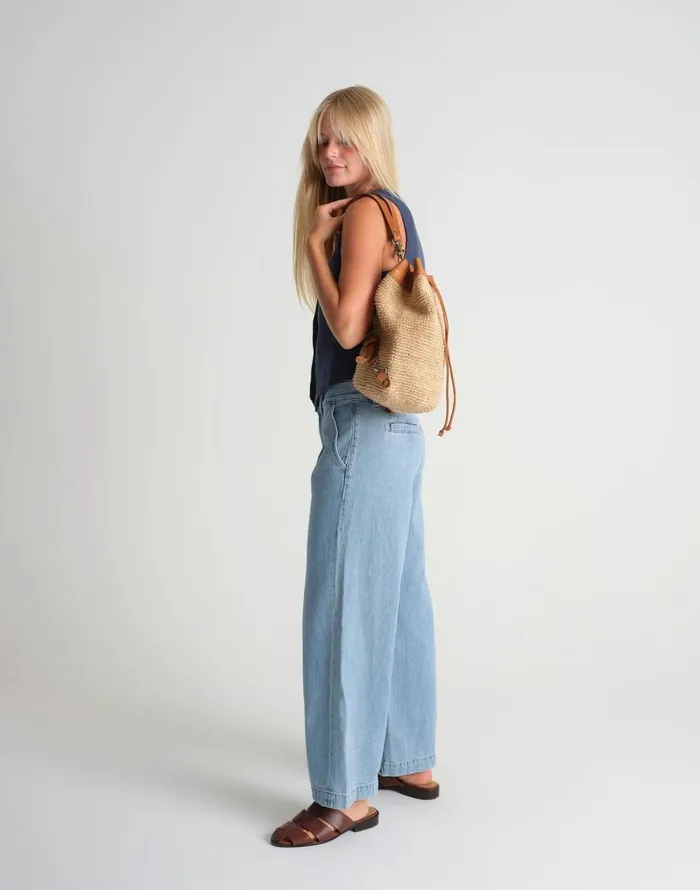 Madewell MINGA Crocheted Transito Backpack Natural Women Bags
