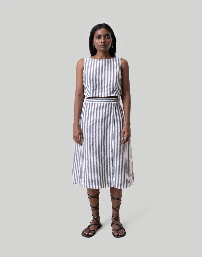 Madewell Reistor Boxy Crop Top White Women Tops and Shirts