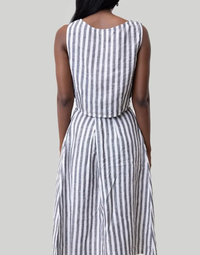 Madewell Reistor Boxy Crop Top White Women Tops and Shirts