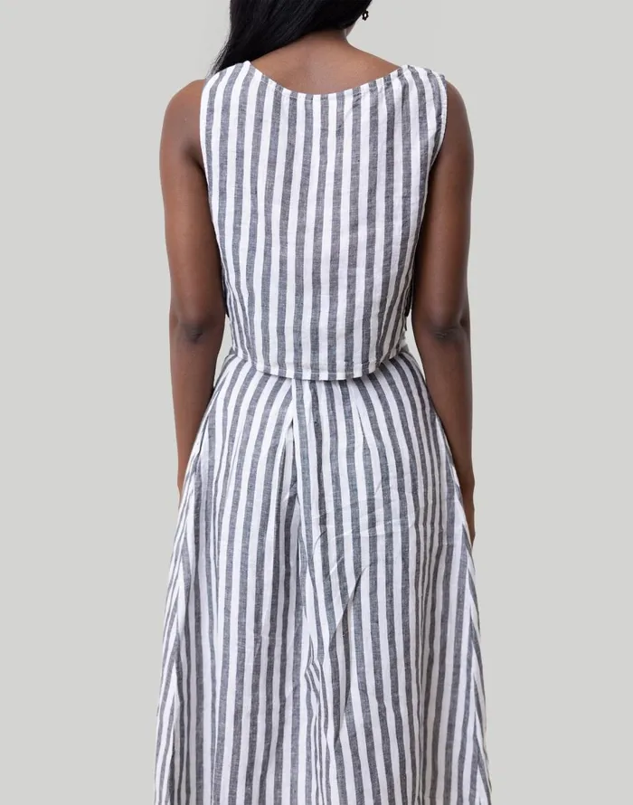Madewell Reistor Boxy Crop Top White Women Tops and Shirts