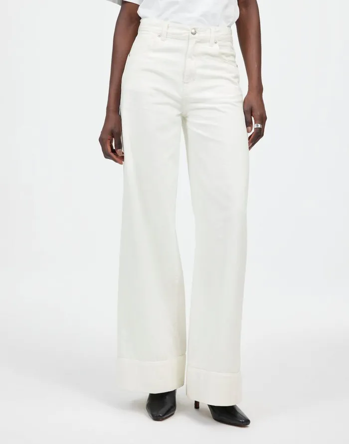 Madewell SuperwideLeg Jeans True White Women Jeans