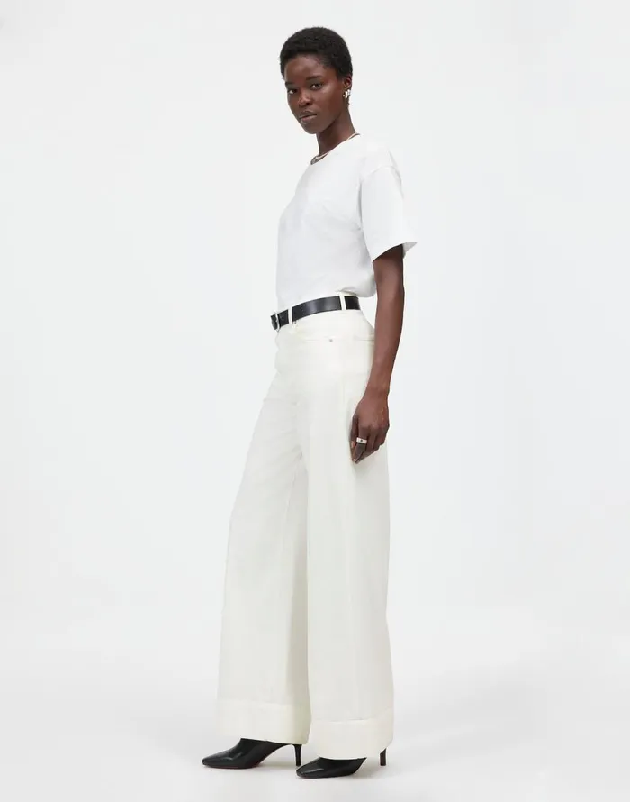 Madewell SuperwideLeg Jeans True White Women Jeans