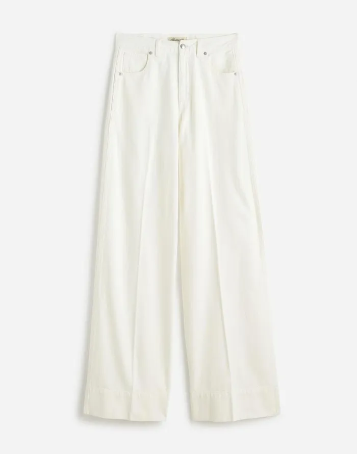 Madewell SuperwideLeg Jeans True White Women Jeans