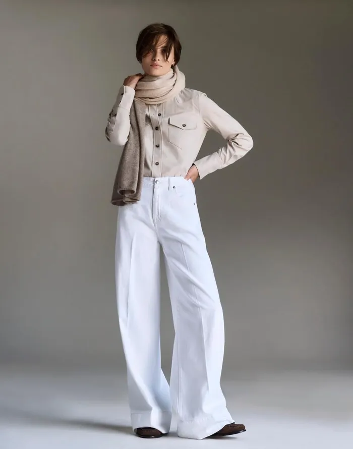 Madewell SuperwideLeg Jeans True White Women Jeans