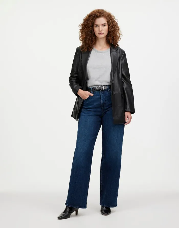 Madewell The Curvy Perfect Vintage WideLeg Jean Nighthawk Wash Women Jeans