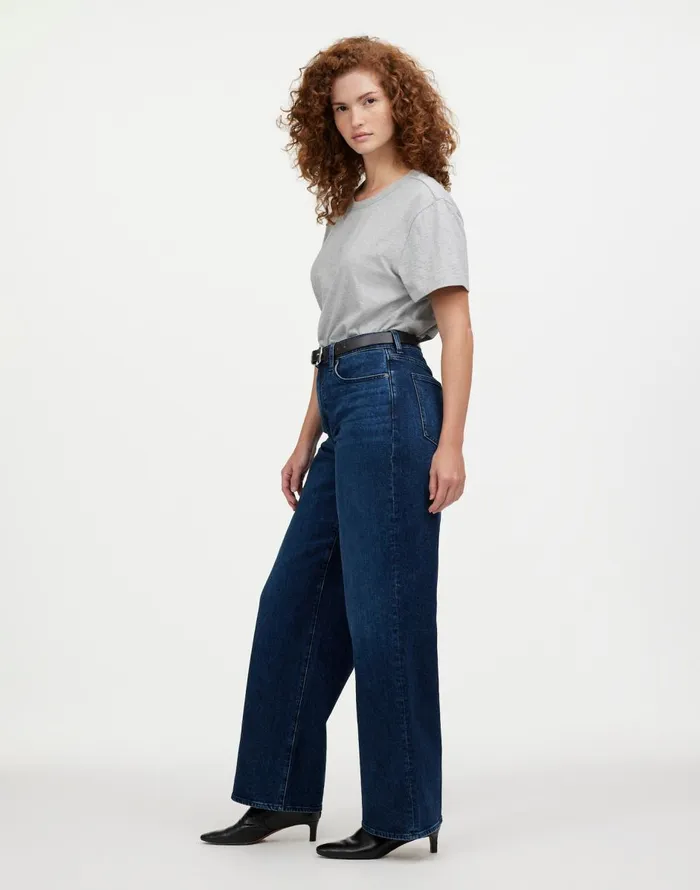 Madewell The Curvy Perfect Vintage WideLeg Jean Nighthawk Wash Women Jeans