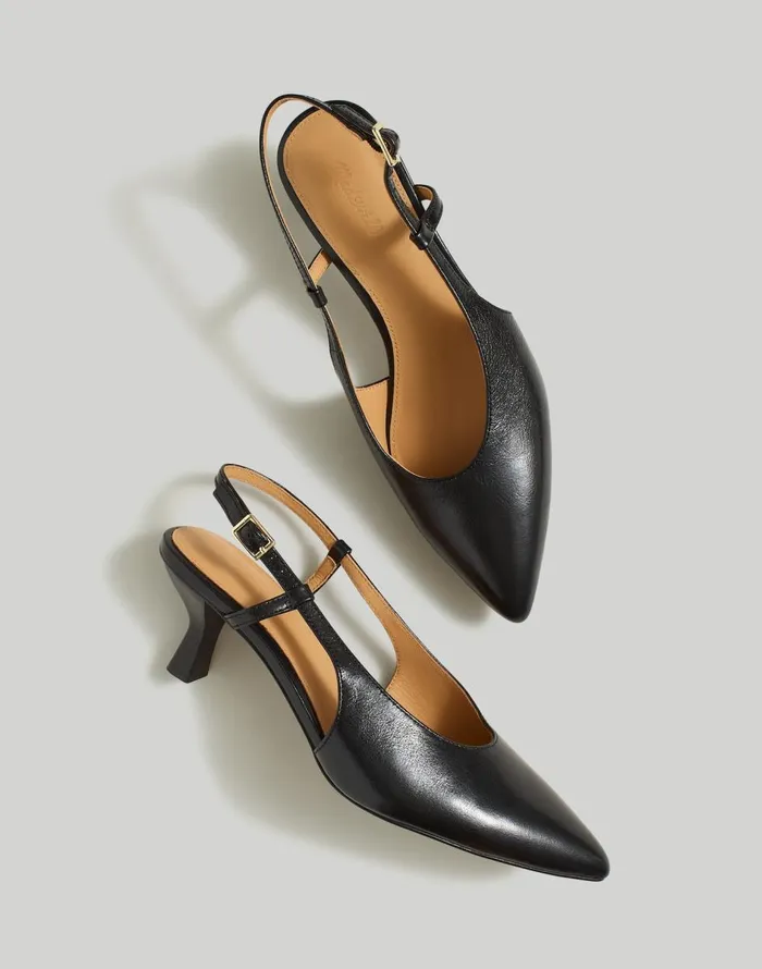 Madewell The Debbie Slingback Pump True Black Women Heels