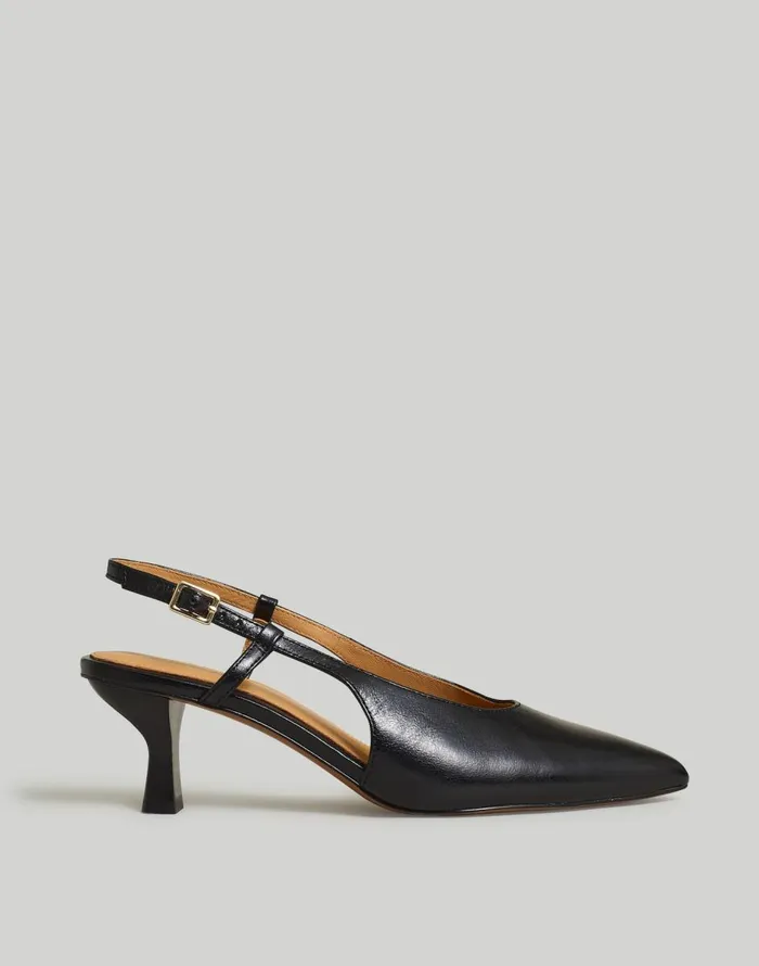 Madewell The Debbie Slingback Pump True Black Women Heels