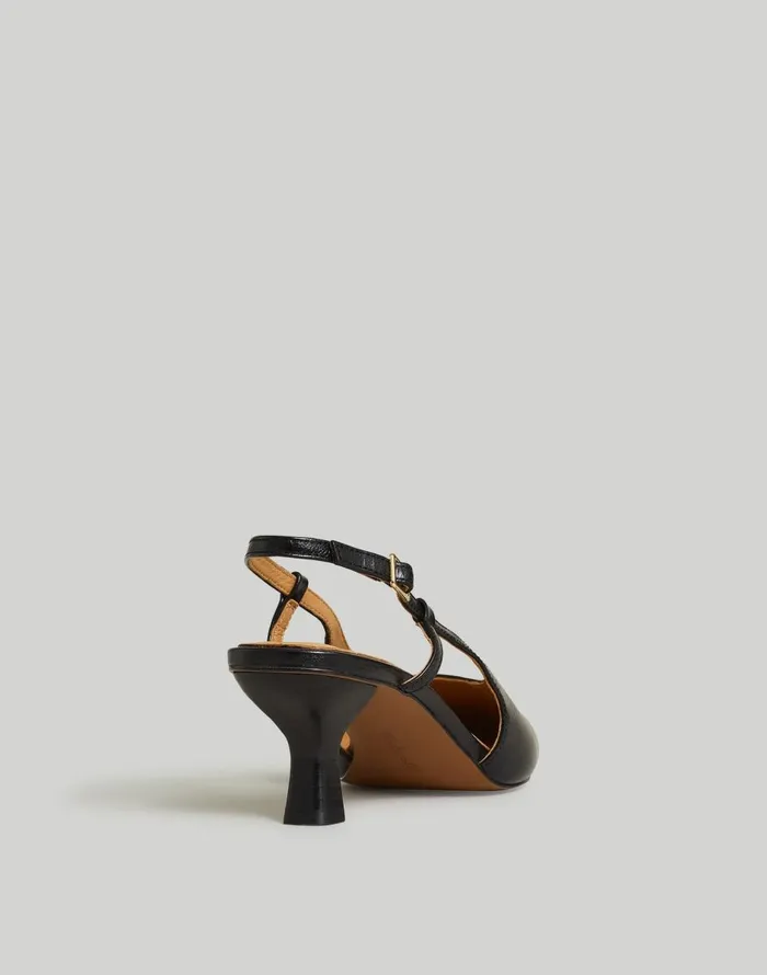 Madewell The Debbie Slingback Pump True Black Women Heels