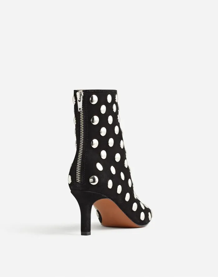 Madewell The Dimes StilettoHeel Ankle Boot True Black Multi Women Boots