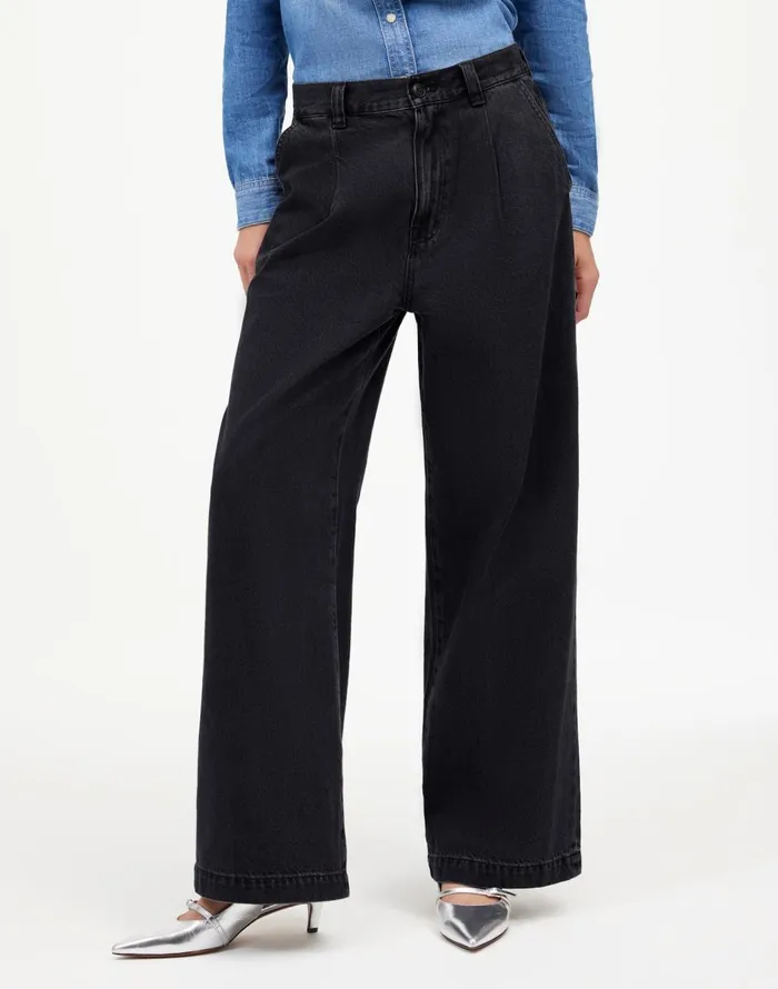 Madewell The Harlow WideLeg Jean Airy Denim Edition Hollenbeck Wash Women Jeans