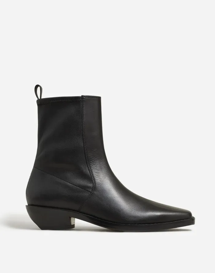 Madewell The Idris Ankle Boot True Black Women Boots