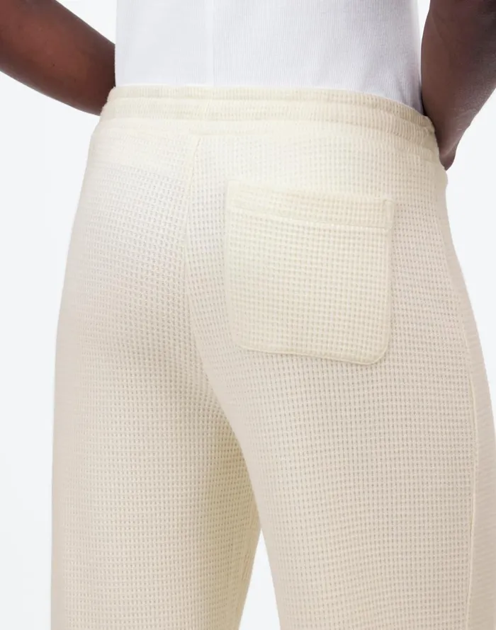 Madewell WaffleKnit StraightLeg Sweatpants Winter White Women Pants