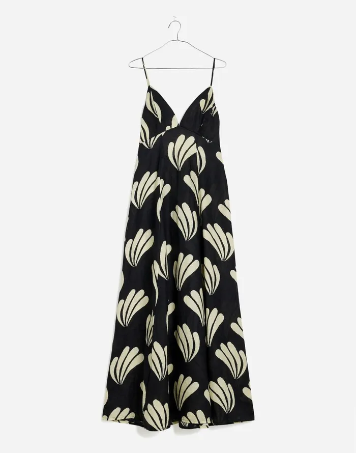 Madewell Zulu and Zephyr Palm Linen Dress Palm Women Swim
