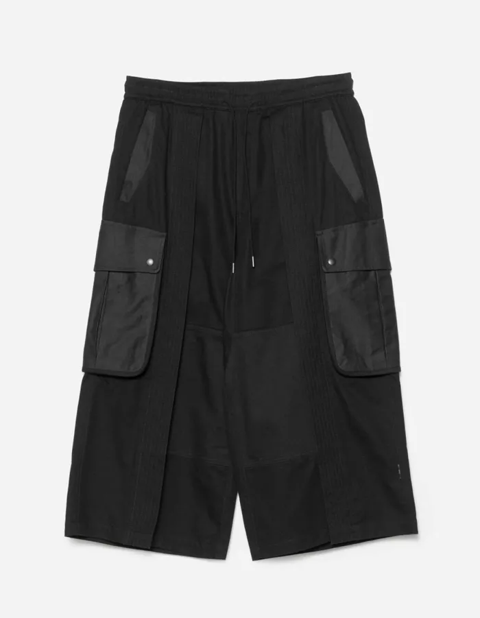 Maharishi Hakama Pants 6052 M42 Hakama Cropped Track Pants Black 8211 Men