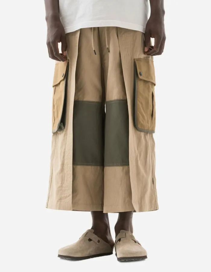 Maharishi Hakama Pants 6052 M42 Hakama Cropped Track Pants Sand 8211 Men