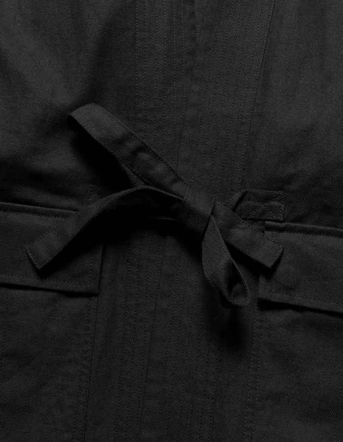 Maharishi Kimonos 6028 Hemp Cargo Hanten Jacket Black 8211 Men