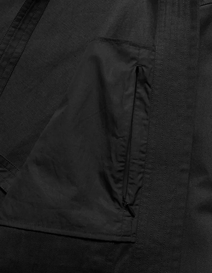 Maharishi Kimonos 6028 Hemp Cargo Hanten Jacket Black 8211 Men