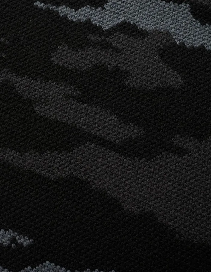 Maharishi Knits 1121 DPM Bonsai Forest Knitted Scarf Subdued Night 8211 Men