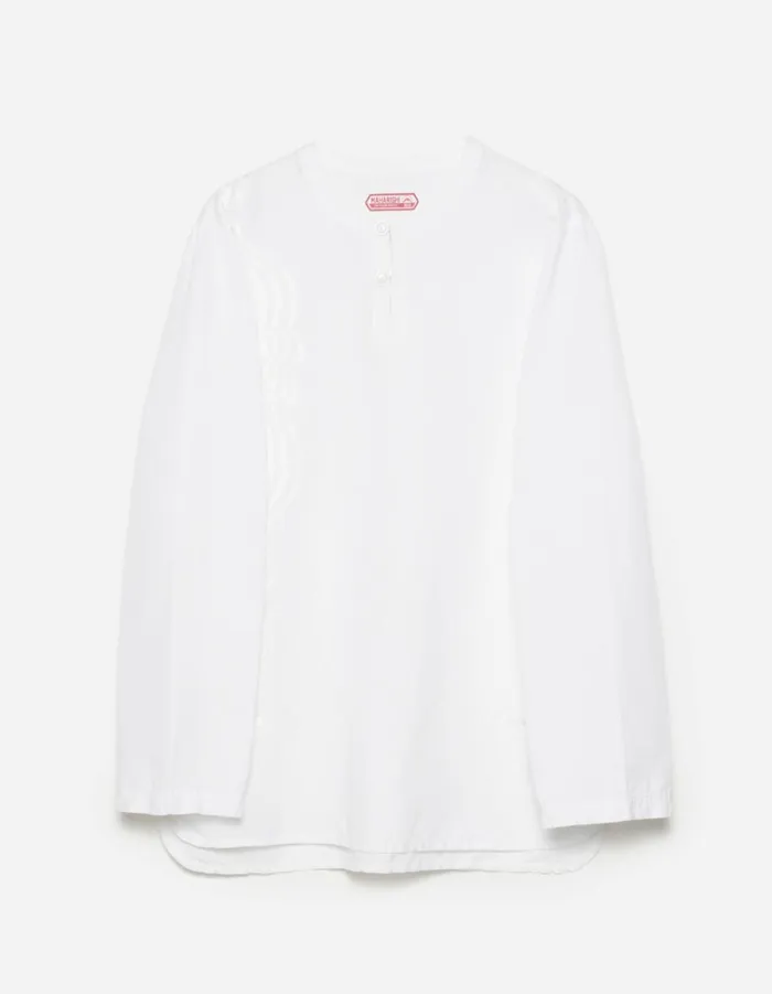 Maharishi Long Sleeve Shirts 6053 Maharishi Kurta Shirt White 8211 Men
