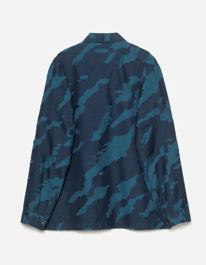 Maharishi Long Sleeve Shirts 6061 Bonsai Utility Shirt Indigo 8211 Men