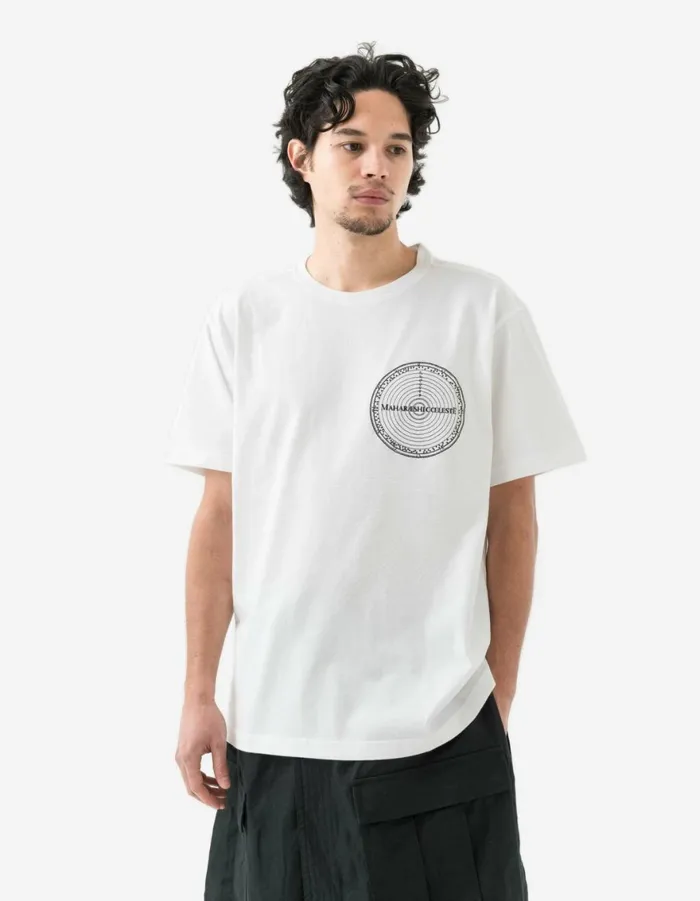 Maharishi Short Sleeve TShirts 1456 Celeste Zodiac TShirt White 8211 Men