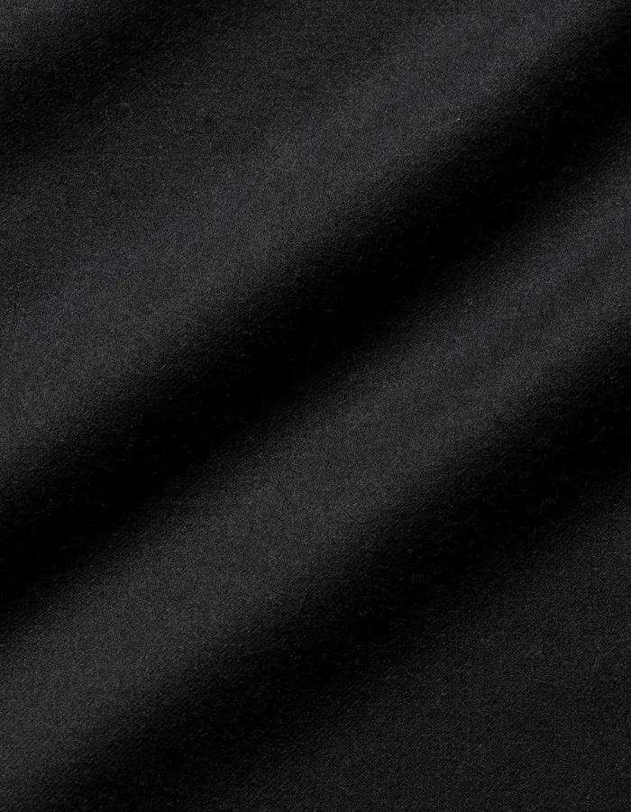 Maharishi Track Pants 6058 Asymmetrical Wool Pleated Pants Black 8211 Men