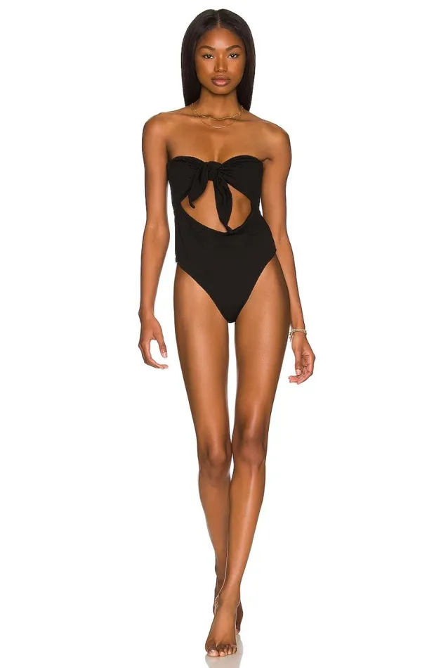 Maira One Piece Black Women Lovers and Friends Swimsuits and CoverUps