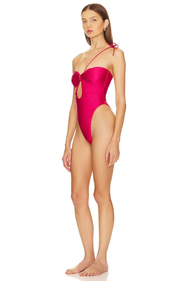 Major Moves One Piece Magenta Women Lovers and Friends Swimsuits and CoverUps