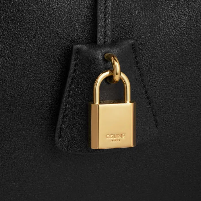 Medium Anita Bag In Supple Calfskin Black Women CELINE MORE LINES Medium Anita Bag In Supple Calfskin Black Women CELINE MORE LINES