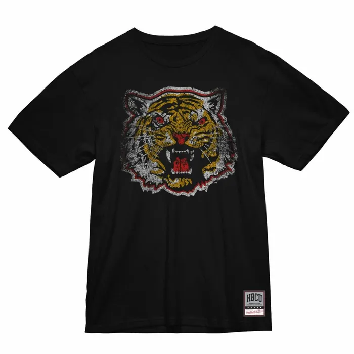 Men039s Collegiate Mitchell and Ness Big Logo Tee Grambling State University