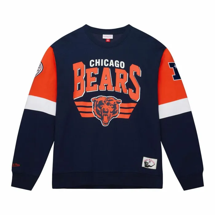 Men039s Hoodies and Sweatshirts Mitchell and Ness All Over Crew 30 Chicago Bears Men039s Hoodies and Sweatshirts Mitchell and Ness All Over Crew 30 Chicago Bears