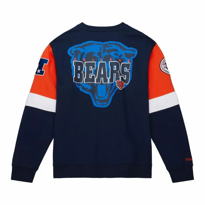 Men039s Hoodies and Sweatshirts Mitchell and Ness All Over Crew 30 Chicago Bears Men039s Hoodies and Sweatshirts Mitchell and Ness All Over Crew 30 Chicago Bears
