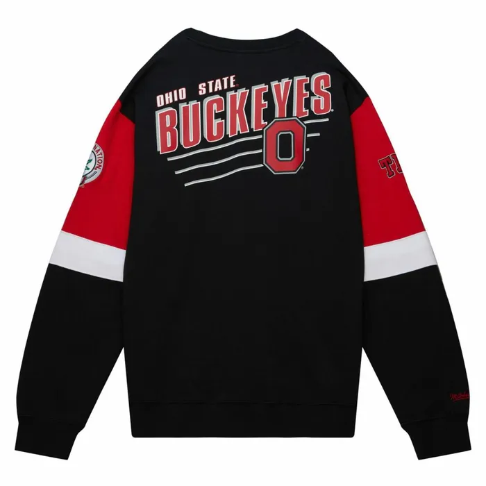 Men039s Hoodies and Sweatshirts Mitchell and Ness All Over Crew 30 Ohio State Men039s Hoodies and Sweatshirts Mitchell and Ness All Over Crew 30 Ohio State