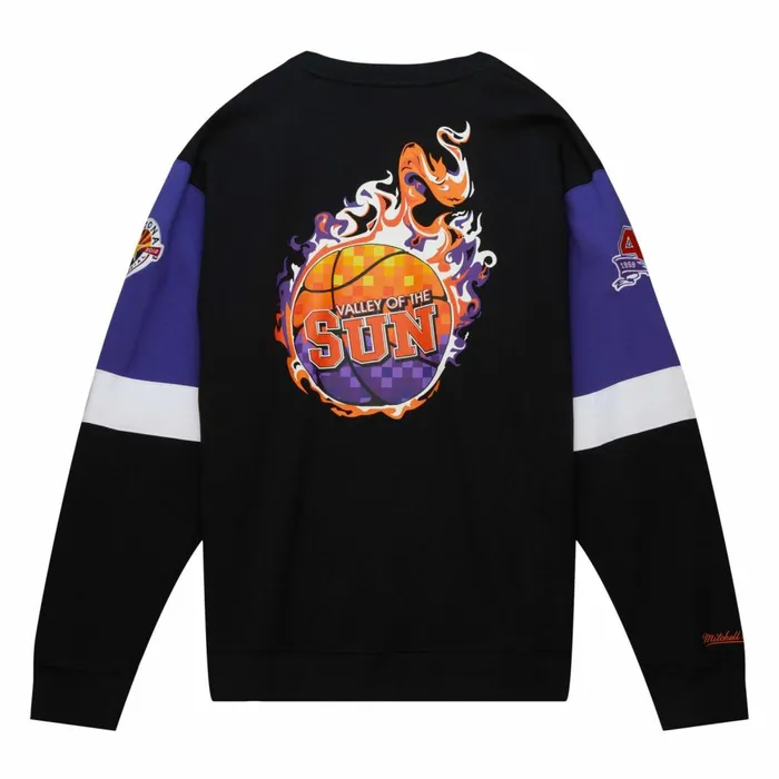 Men039s Hoodies and Sweatshirts Mitchell and Ness All Over Crew 30 Phoenix Suns Men039s Hoodies and Sweatshirts Mitchell and Ness All Over Crew 30 Phoenix Suns