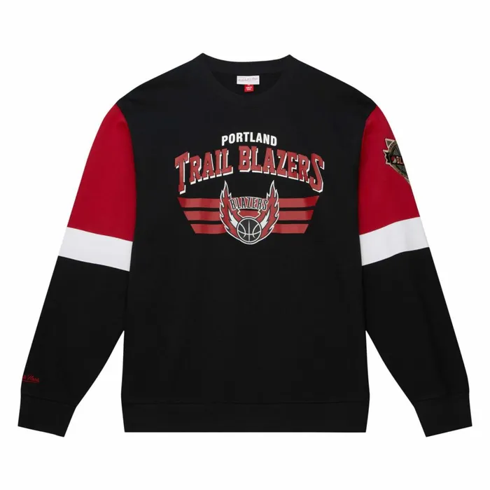 Men039s Hoodies and Sweatshirts Mitchell and Ness All Over Crew 30 Portland Trail Blazers Men039s Hoodies and Sweatshirts Mitchell and Ness All Over Crew 30 Portland Trail Blazers