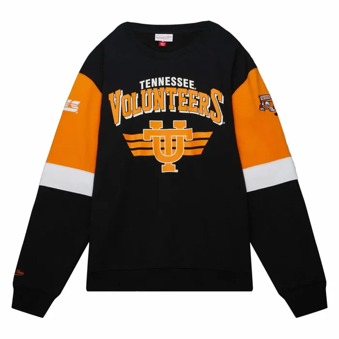 Men039s Hoodies and Sweatshirts Mitchell and Ness All Over Crew 30 University Of Tennessee