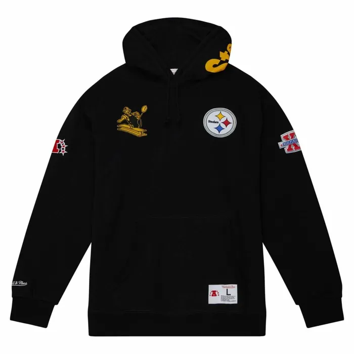 Men039s Hoodies and Sweatshirts Mitchell and Ness City Collection Fleece Hoody Pittsburgh Steelers Men039s Hoodies and Sweatshirts Mitchell and Ness City Collection Fleece Hoody Pittsburgh Steelers
