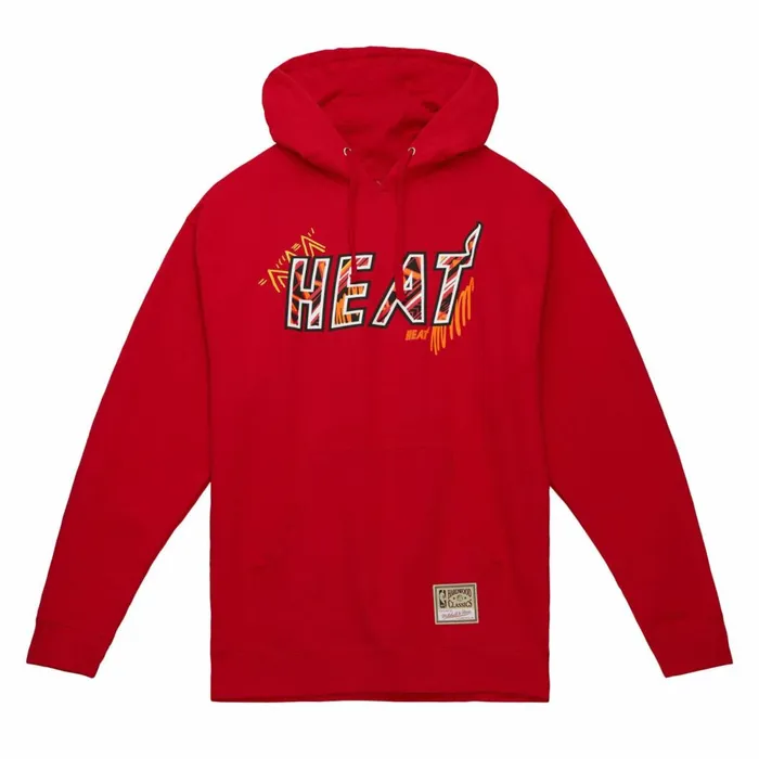 Men039s Hoodies and Sweatshirts Mitchell and Ness Game Day Pattern Pullover Hoodie Miami Heat Men039s Hoodies and Sweatshirts Mitchell and Ness Game Day Pattern Pullover Hoodie Miami Heat