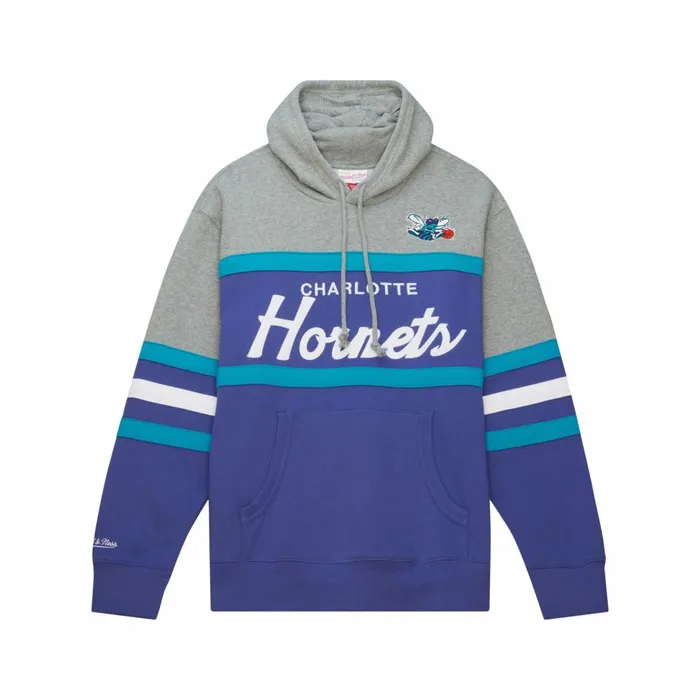 Men039s Hoodies and Sweatshirts Mitchell and Ness Head Coach Hoodie Charlotte Hornets Men039s Hoodies and Sweatshirts Mitchell and Ness Head Coach Hoodie Charlotte Hornets