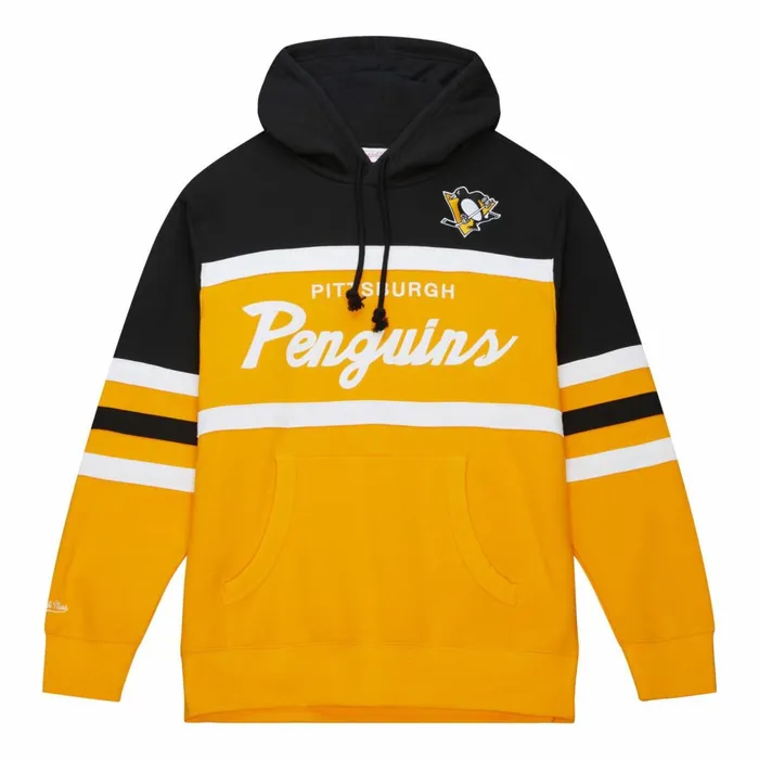 Men039s Hoodies and Sweatshirts Mitchell and Ness Head Coach Hoodie Pittsburgh Penguins Men039s Hoodies and Sweatshirts Mitchell and Ness Head Coach Hoodie Pittsburgh Penguins