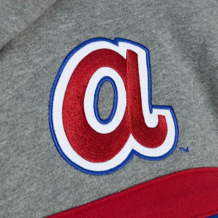 Men039s Hoodies and Sweatshirts Mitchell and Ness Headcoach Hoody Atlanta Braves Men039s Hoodies and Sweatshirts Mitchell and Ness Headcoach Hoody Atlanta Braves