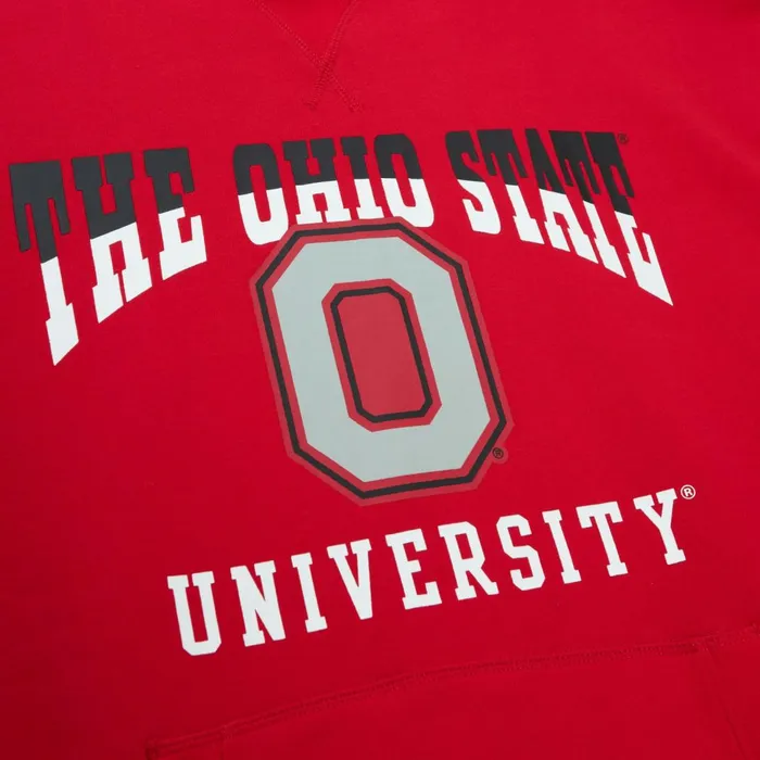 Men039s Hoodies and Sweatshirts Mitchell and Ness PreGame SS Fleece Hoodie Ohio State Men039s Hoodies and Sweatshirts Mitchell and Ness PreGame SS Fleece Hoodie Ohio State