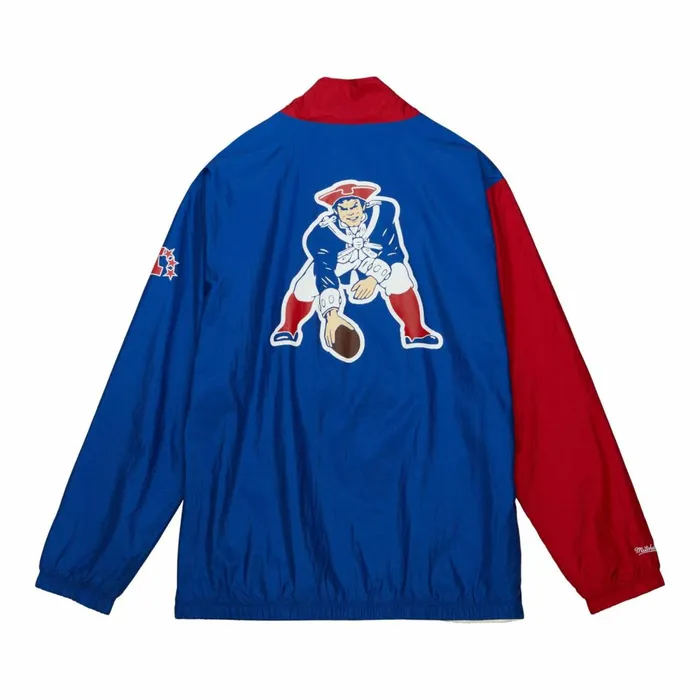 Men039s Jackets and Outerwear Mitchell and Ness Arched Retro Lined Windbreaker New England Patriots Men039s Jackets and Outerwear Mitchell and Ness Arched Retro Lined Windbreaker New England Patriots